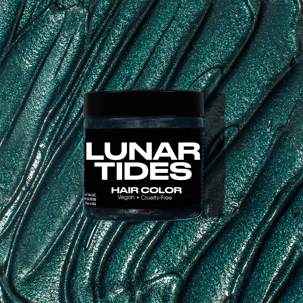 Lunar Tides Hair Dye - Juniper Green  Green hair dye, Dark green hair,  Dark green hair dye