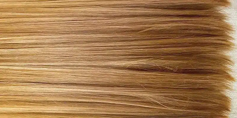 long brassy hair